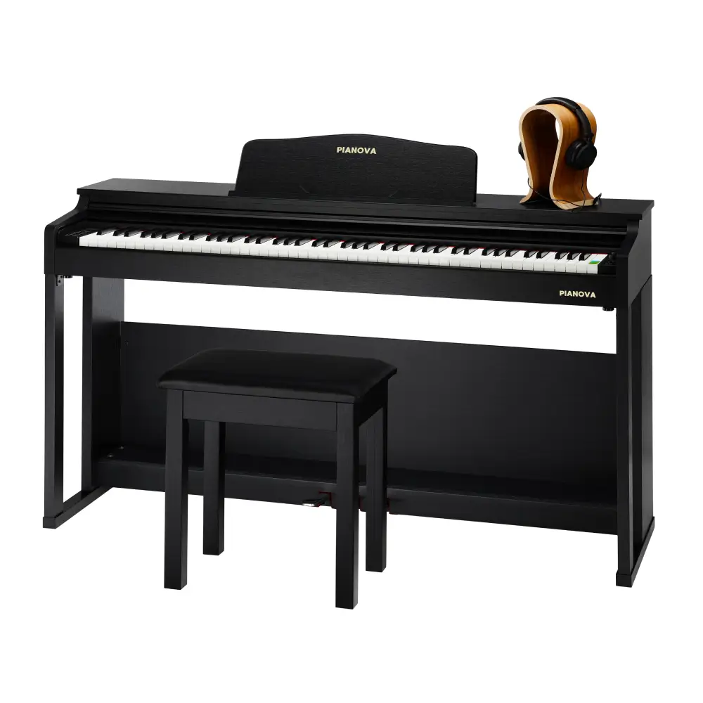 Пианино PIANOVA MA-800 BK + Банкетка + Наушники